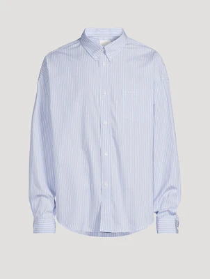 Cotton Shirt Striped Print