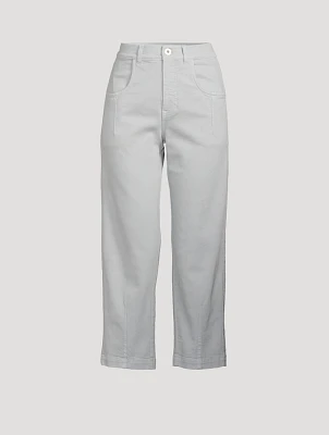 Stretch-Cotton Trousers