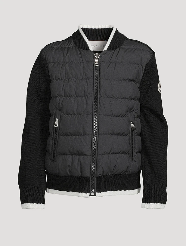 Down Puffer Cardigan