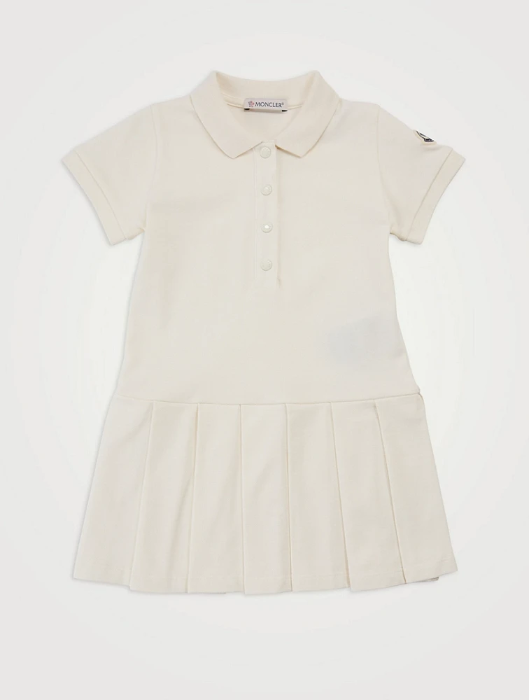 Stretch Cotton Polo Dress