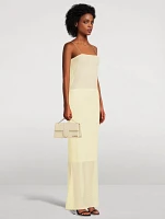 La Robe Brezza Sheer Maxi Dress
