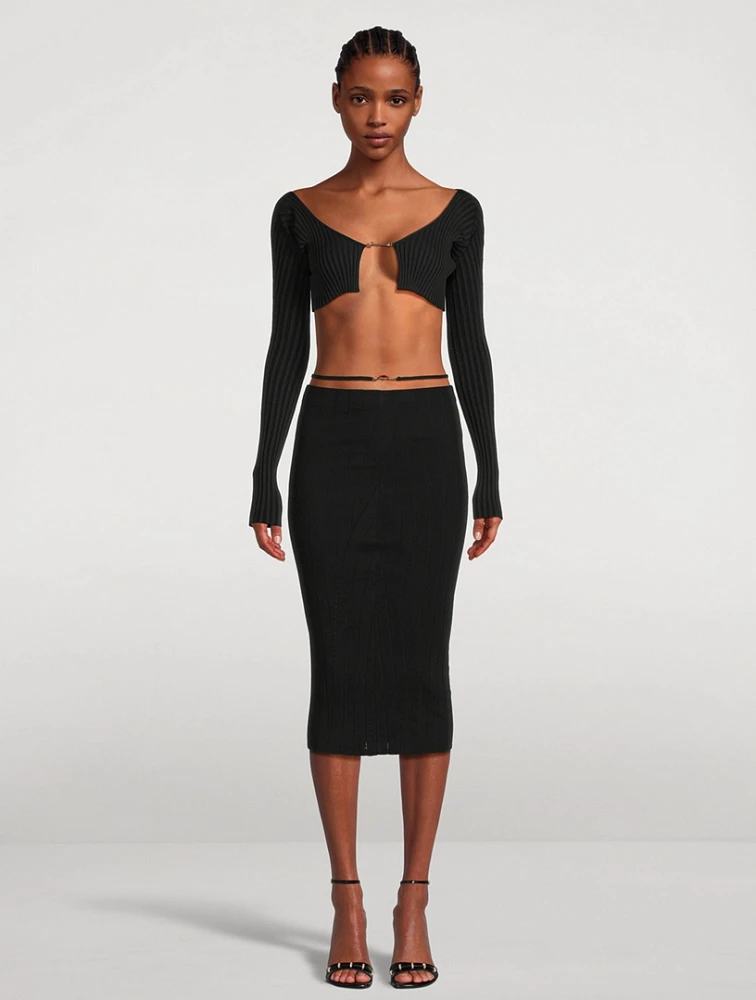 La Jupe Pralu Midi Skirt