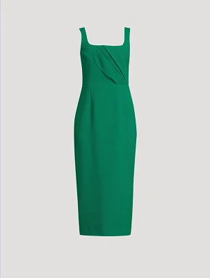 Arina Pleated Midi Dress