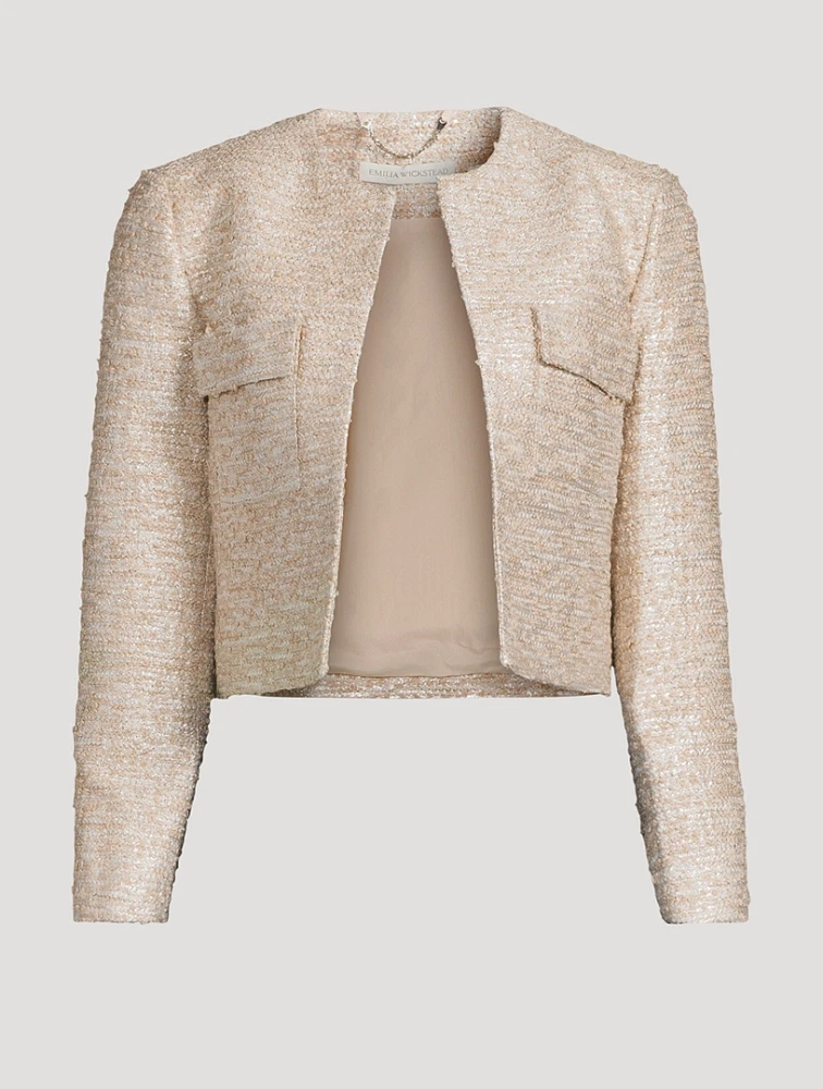 Pheblia Tweed Jacquard Jacket