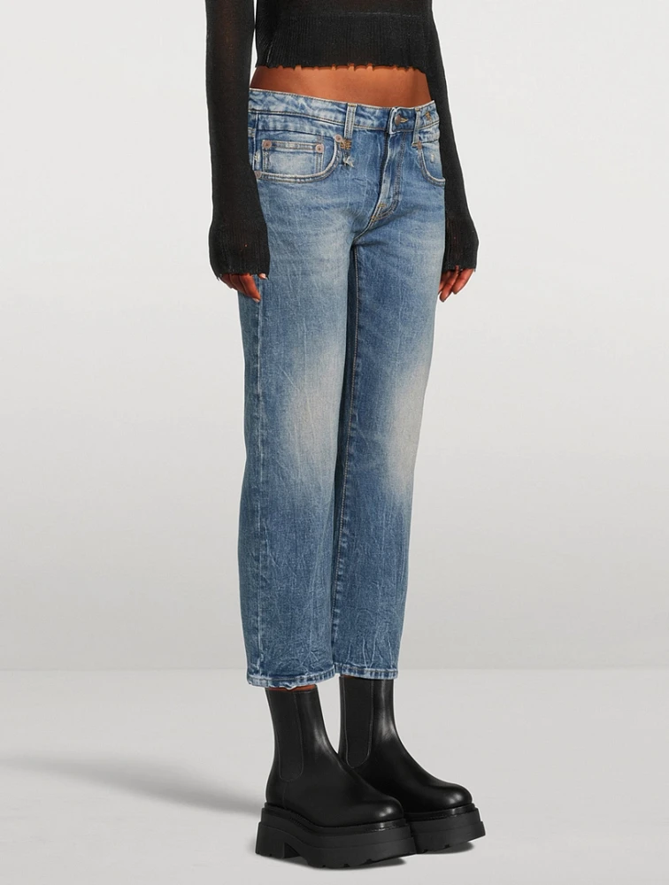 Boy Straight Cropped Jeans