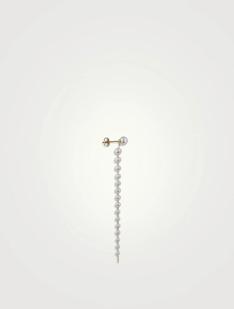Sea Of Beauty Cascading Pearl Earrings