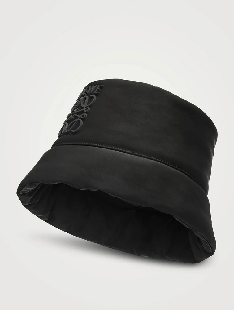 Nylon Puffer Bucket Hat