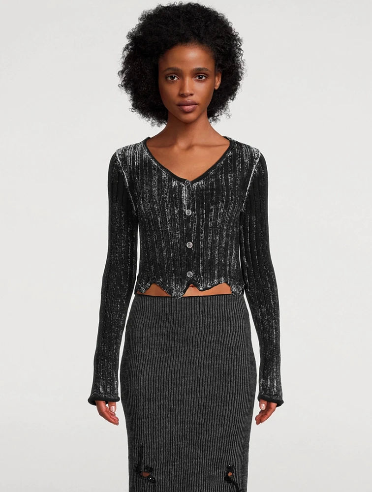 Ribbed Cardigan