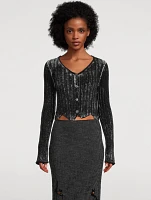 Ribbed Cardigan