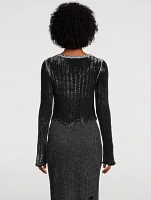 Ribbed Cardigan