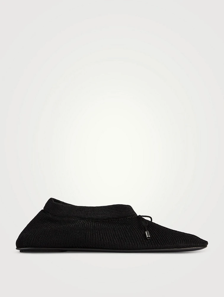 The Knit Ballerina Flats