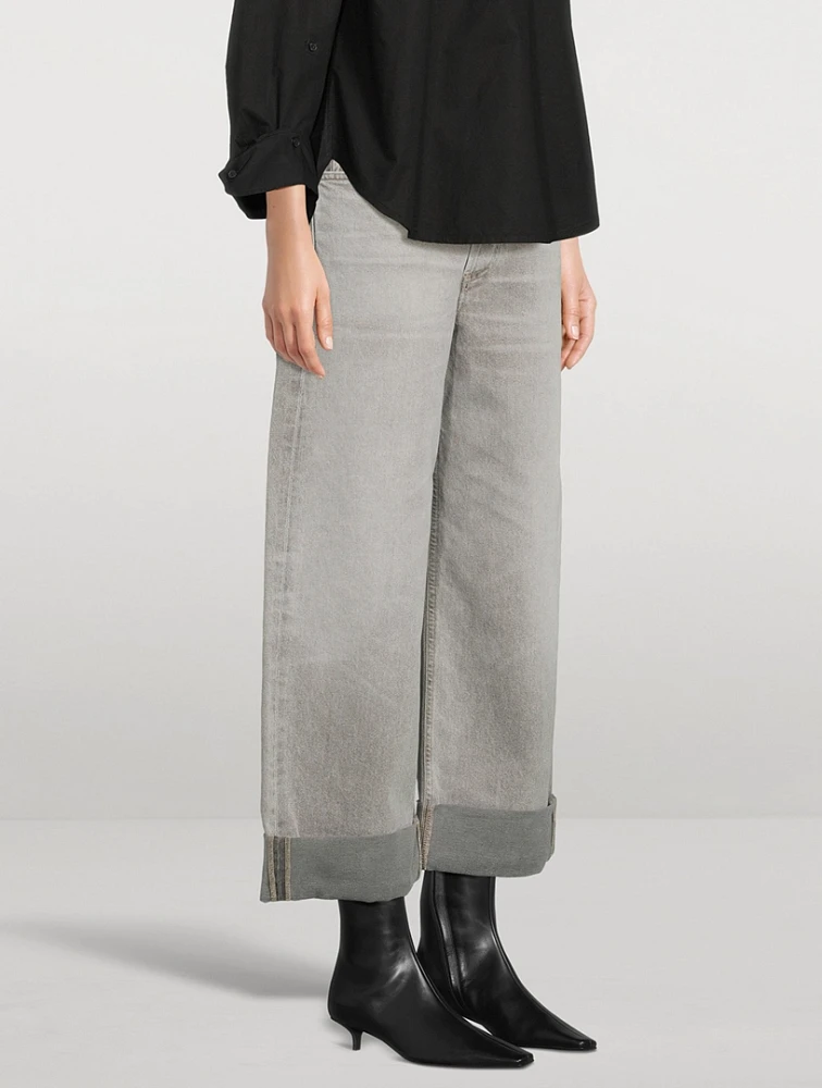Ayla Baggy Cuffed Crop Jeans