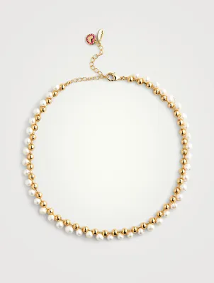 Wrap Me Up Necklace With Pearls