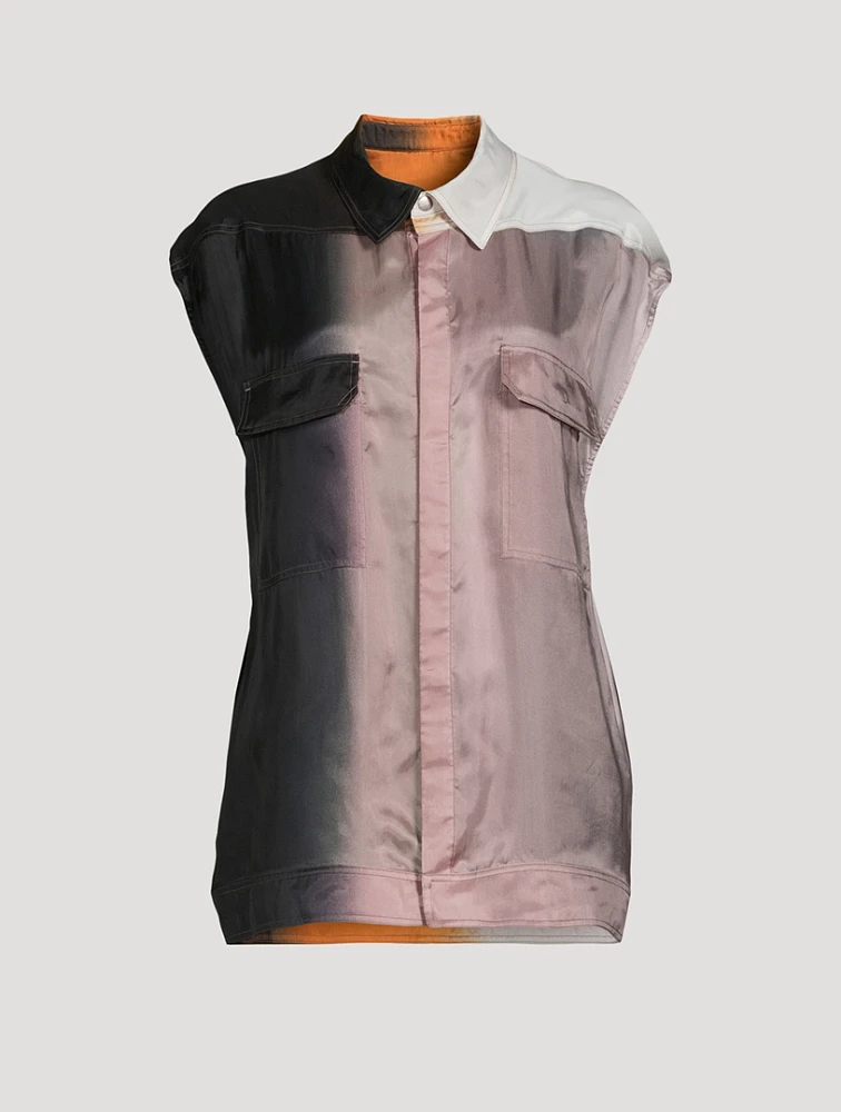 Lido Japonette Shirt Degradé Print