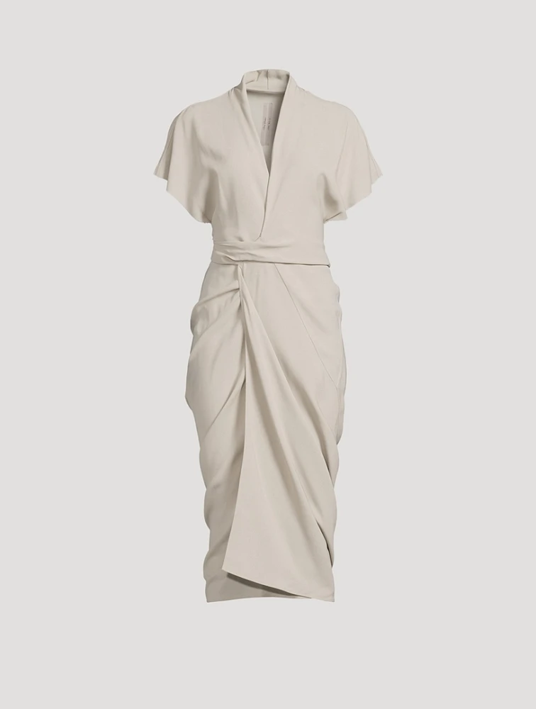 Cady Crepe Wrap Dress