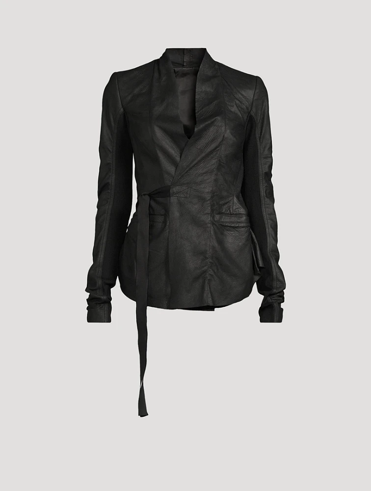 Hollywood Leather Wrap Jacket