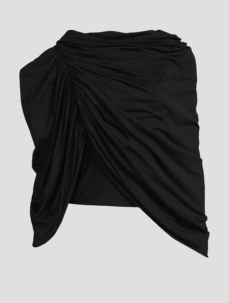 Nun Draped Jersey Top
