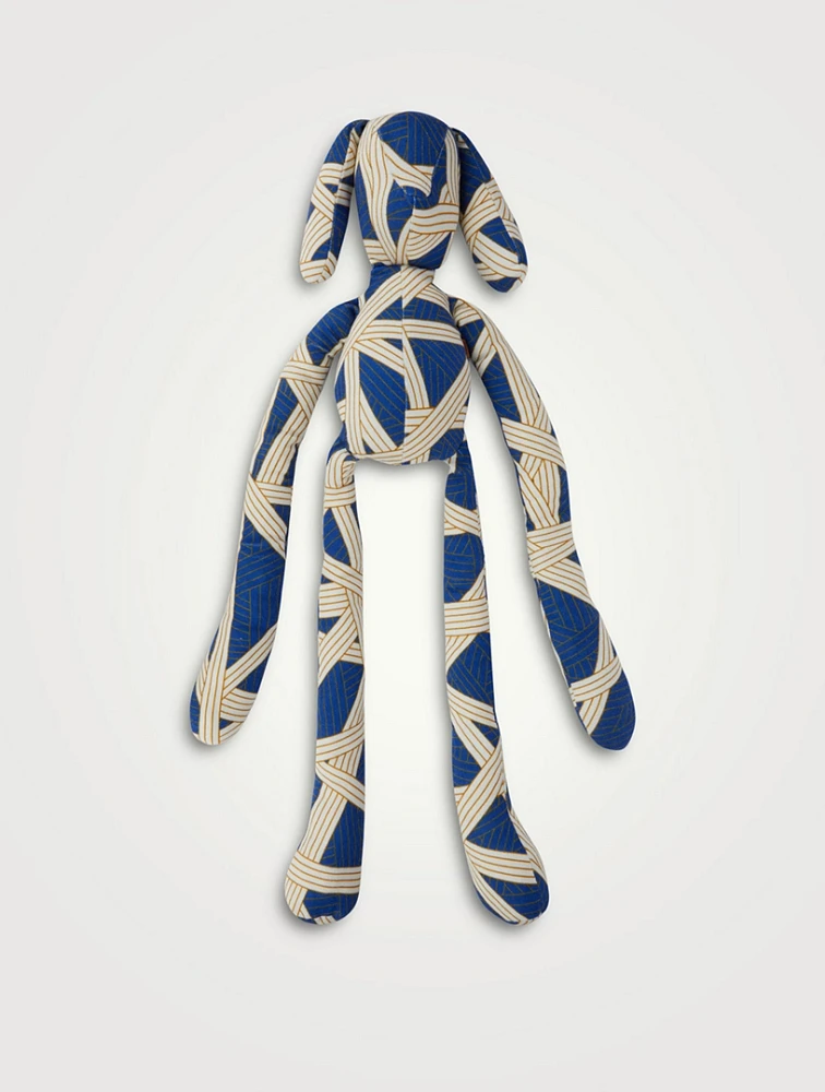 Rabbit Puppet In Nastri Print