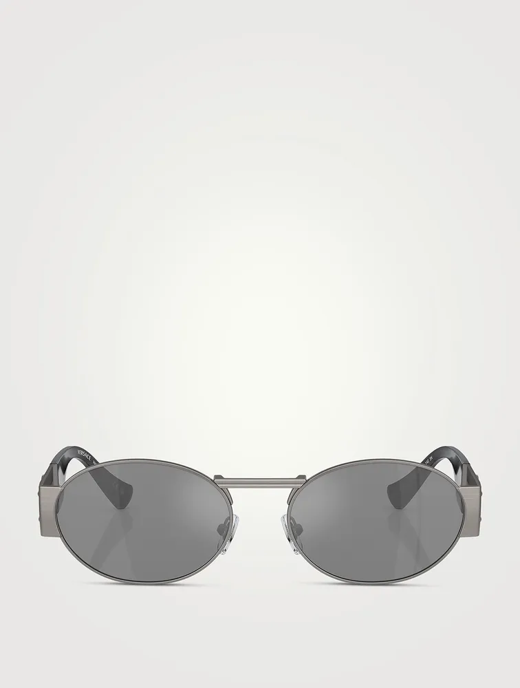 Medusa Deco Oval Sunglasses
