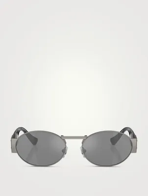 Medusa Deco Oval Sunglasses