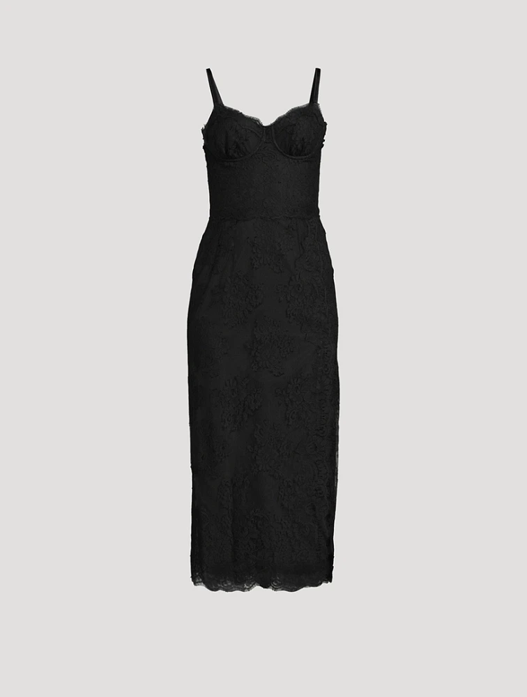 Floral Lace Slip Dress