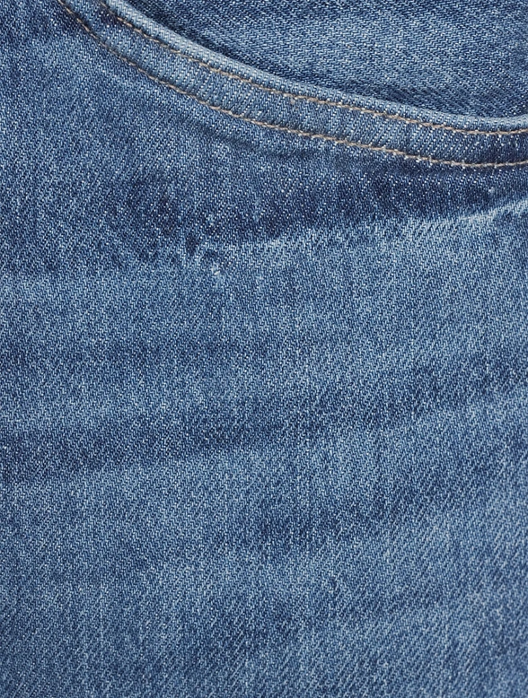 Brynn Drawstring Wide-Leg Jeans