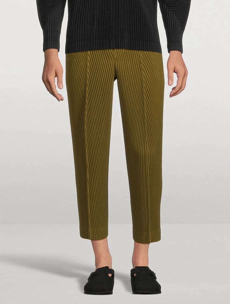 Crease Front Tapered Pants