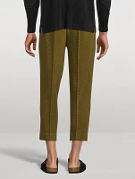 Crease Front Tapered Pants