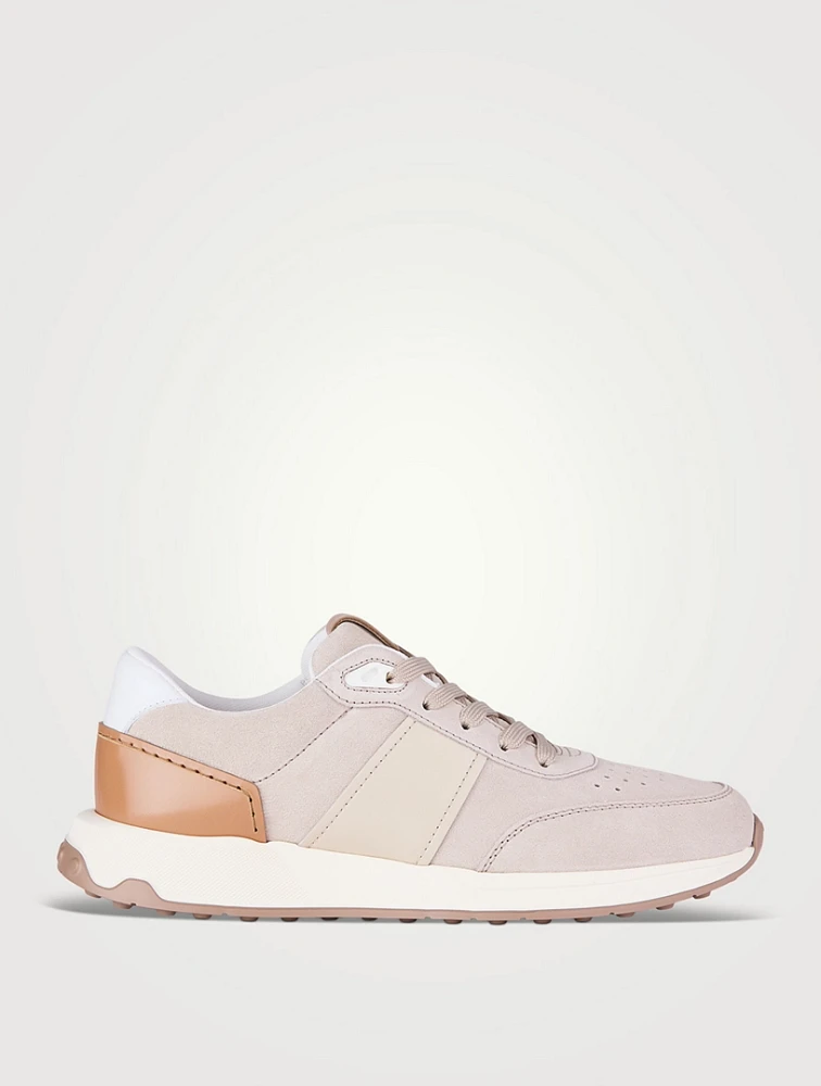 Suede And Leather Sneakers