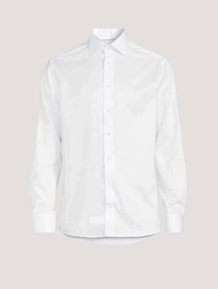 Slim Fit Elevated Twill Shirt