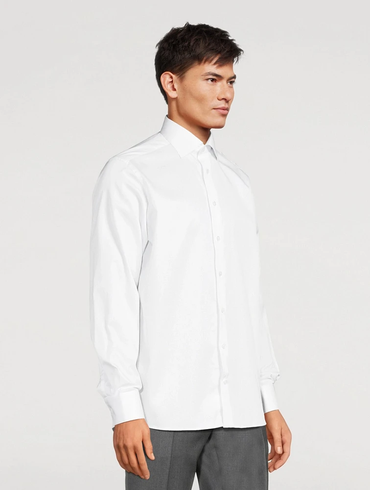 Contemporary Fit Twill Elevated Shirt