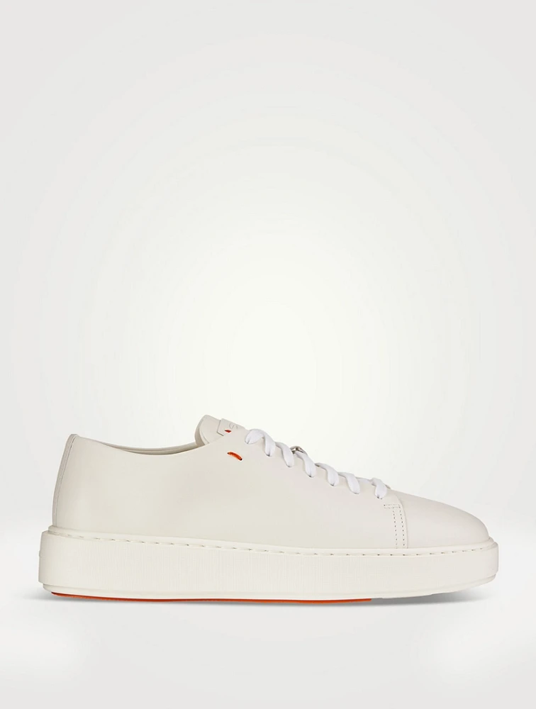 Fuzz Leather Sneakers
