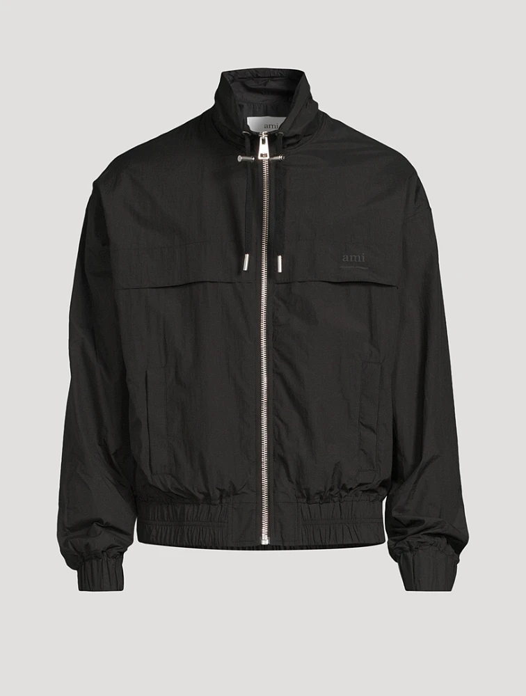 Nylon Windbreaker Jacket