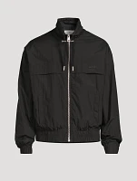 Nylon Windbreaker Jacket