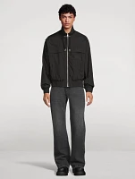 Nylon Windbreaker Jacket