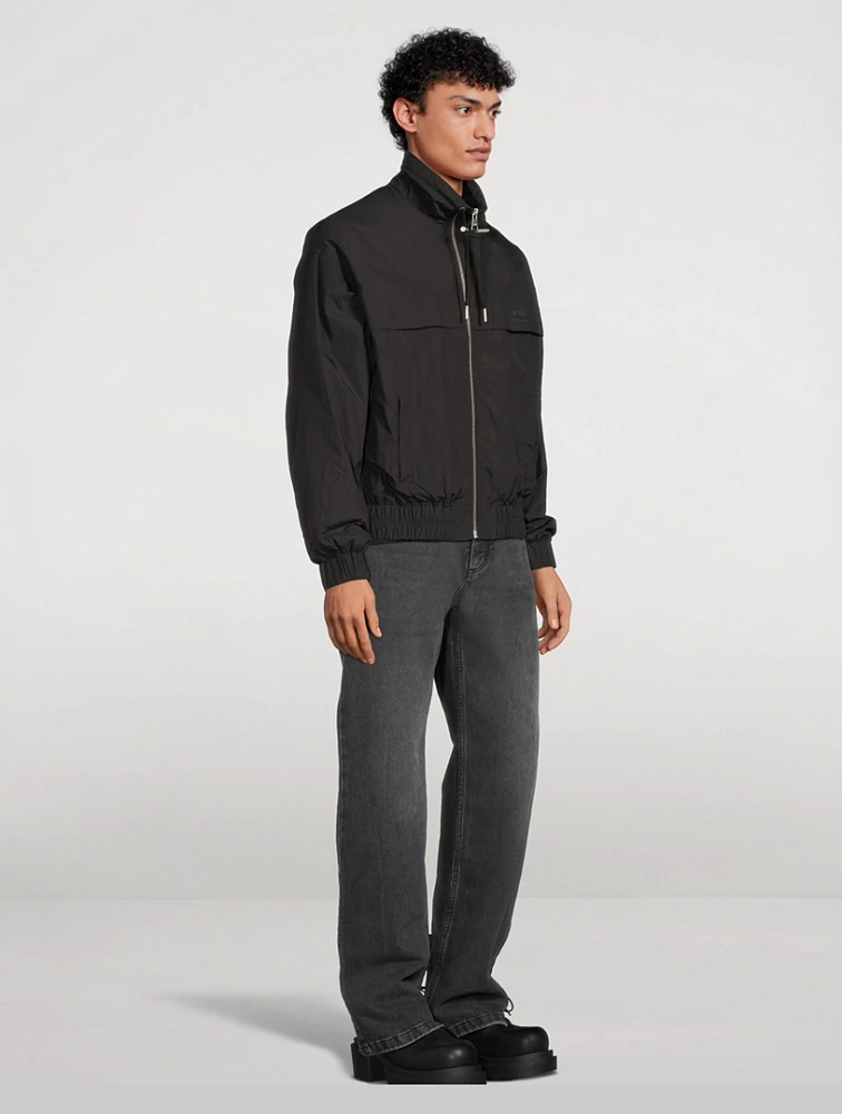 Nylon Windbreaker Jacket