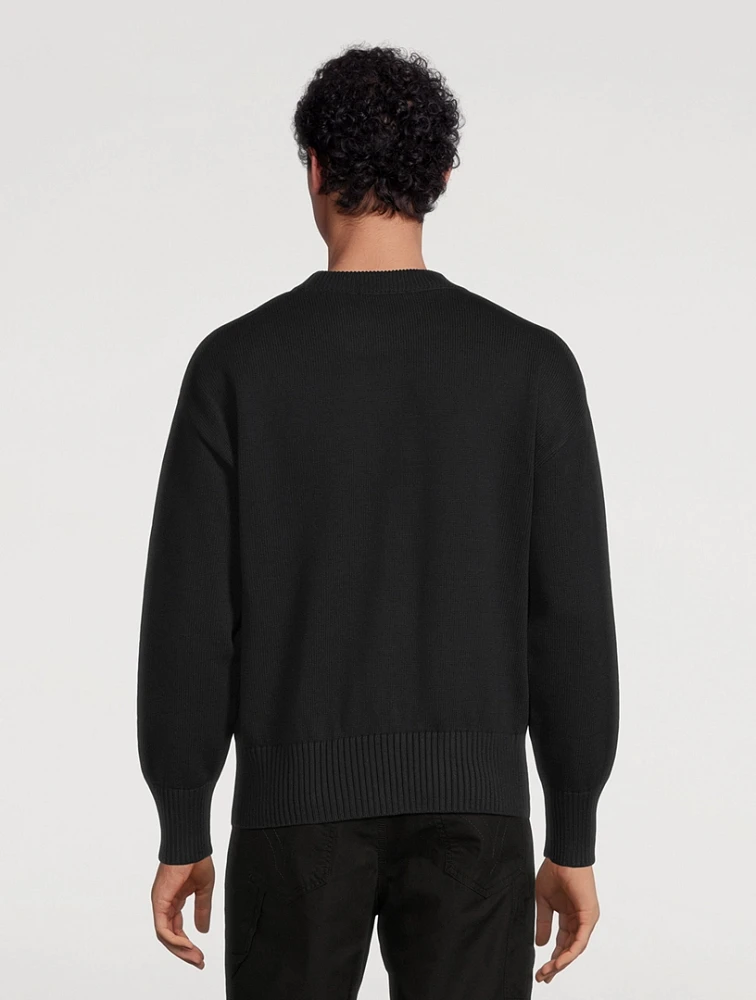 Ami De Coeur Cotton And Wool Sweater