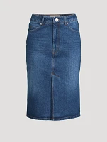 Denim Midi Skirt