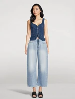 Taylor Barrel-Leg Jeans