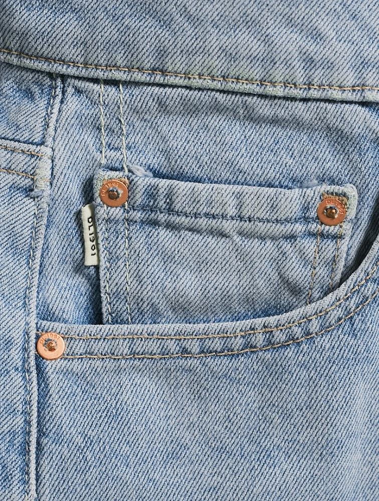 Taylor Barrel-Leg Jeans