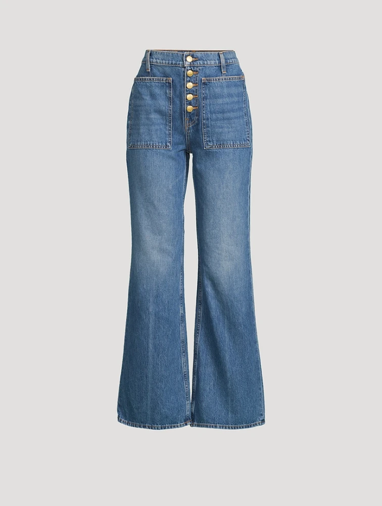 Lou High-Waisted Flared Jeans