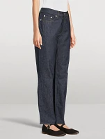 Mid-Rise Slim Jeans