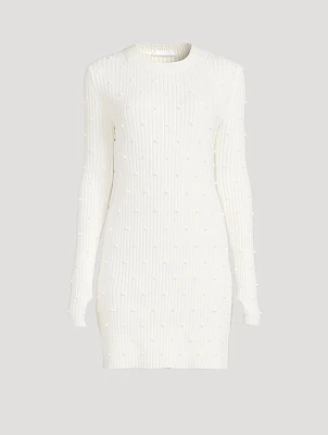 Embellished Sweater Dress
