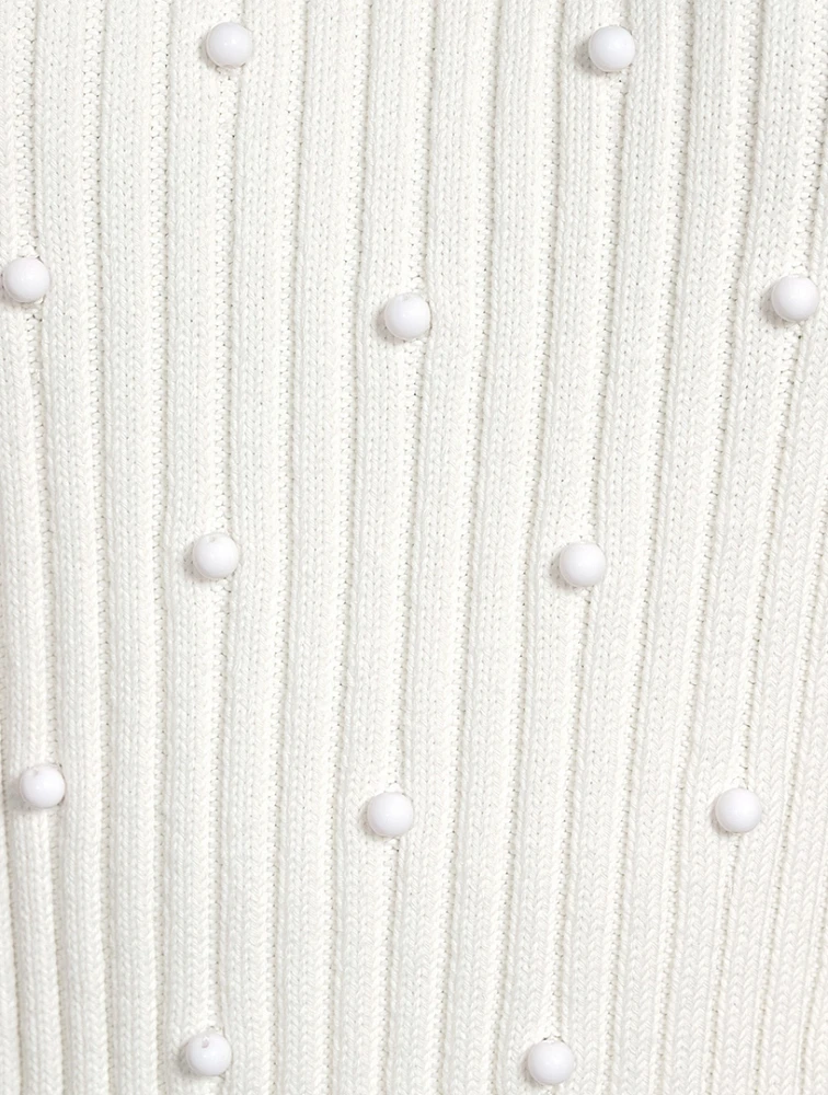 Embellished Sweater Dress