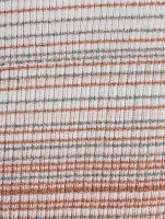 Stripe Jacquard One-Shoulder Cover-Up