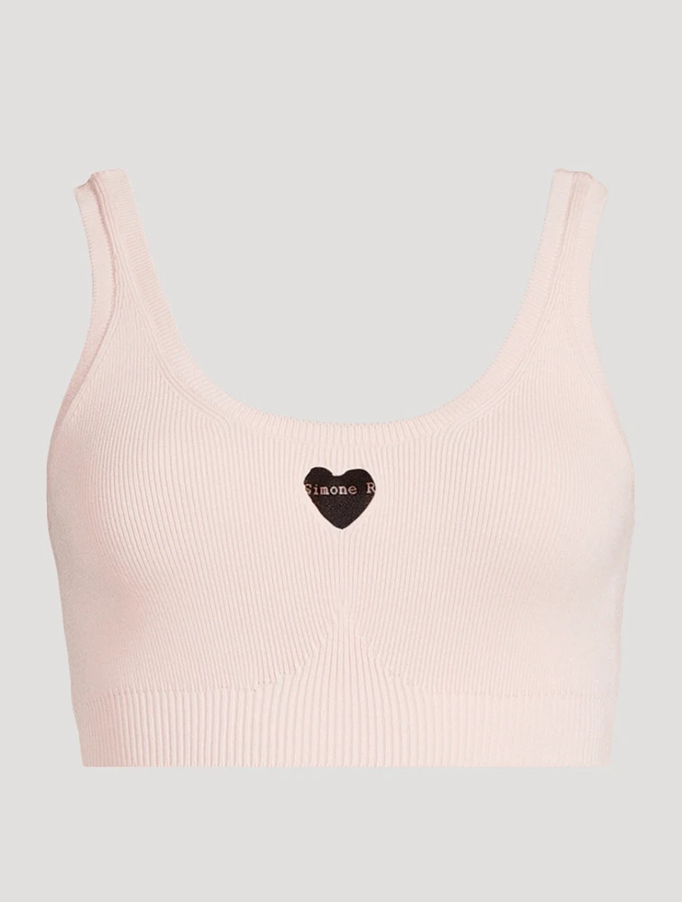 Cut-Out Love Heart Bralette