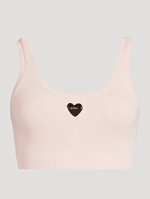 Cut-Out Love Heart Bralette