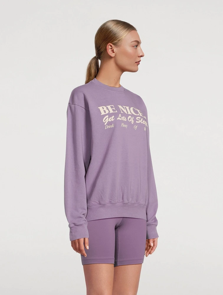 Be Nice Crewneck