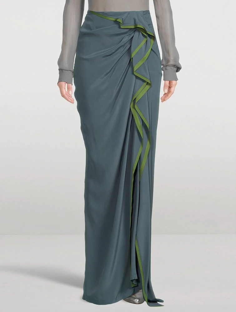 Sinas Draped Maxi Skirt