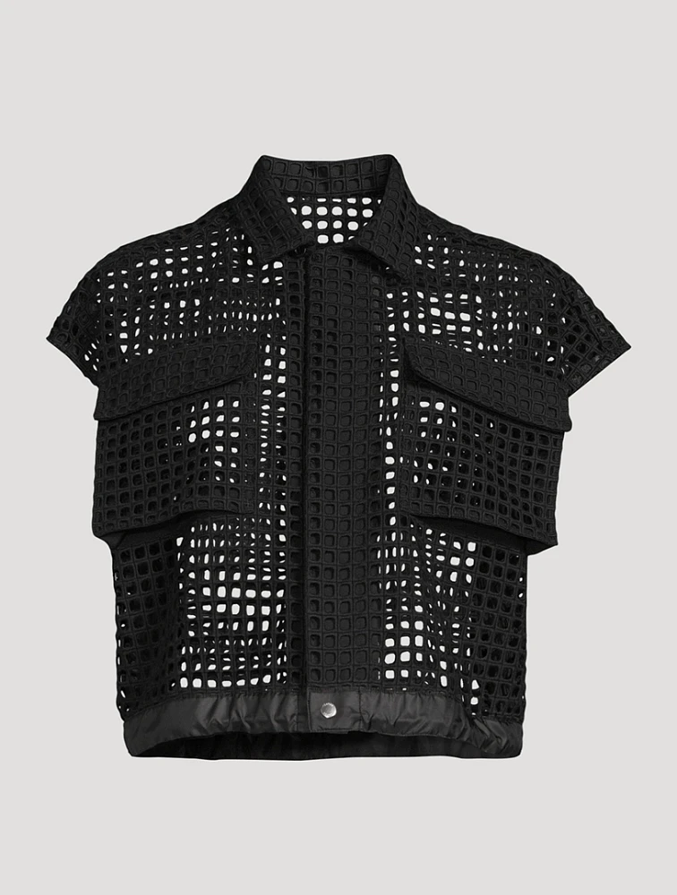 Embroidery Lace Shirt